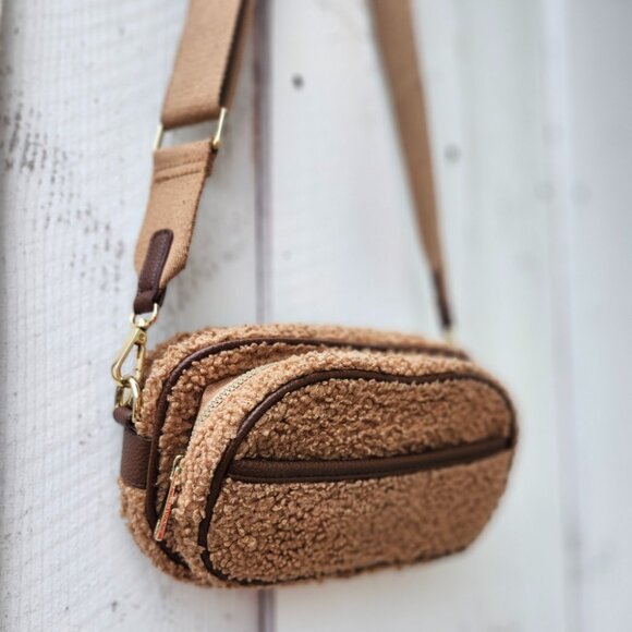 Laundry by Shelli Sigal Teddy Crossbody Bag (Light Cocoa) - Picture 1 of 6